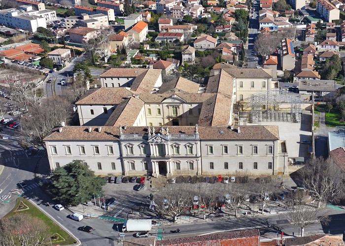 Hôtel-Dieu vu du ciel